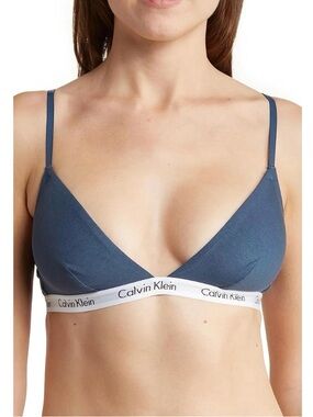 Calvin Klein Women's Heritage Athletic Unlined Triangle Bra